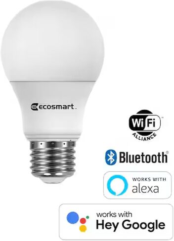 Ceybo Smart LED Bulb 60W A19, Wi-Fi Dimmable with Adjustable Brightness and Temperature, Compatible with Alexa, Google Home, and Hubspace App (1-Pack) in Kuwait