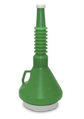 Funnel King 32140-7 1 1/2-Qt قمع مزدوج الغطاء - أخضر (طول 13 1/4 بوصة) - حجم كبير in Kuwait