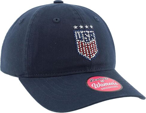 U.S. Soccer Officially Licensed USWNT Women's Adjustable Hat Girlfriend Rhinestones in Kuwait