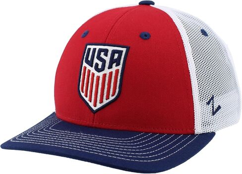 قبعة USMNT Snapback مرخصة رسميًا من الولايات المتحدة الأمريكية، لون الفريق in Kuwait