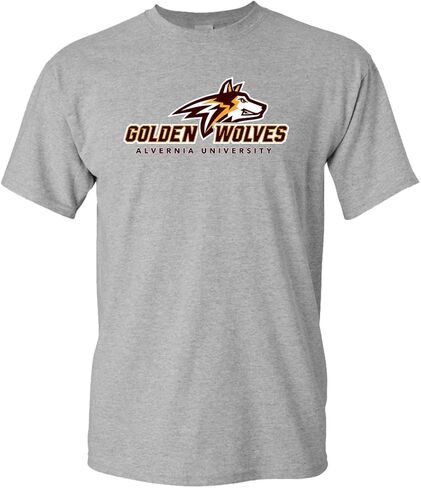 Alvernia University Golden Wolves Unisex Short Sleeve T-Shirt - Alvernia Golden Wolves Apparel in Kuwait