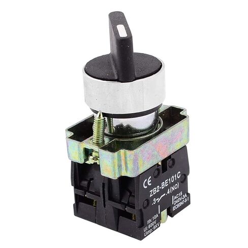 22mm Latching 2 NO Three 3-Position Rotary Selector Select Switch XB2-BE101C in Kuwait