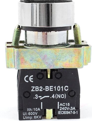 22mm Latching 2 NO Three 3-Position Rotary Selector Select Switch XB2-BE101C in Kuwait