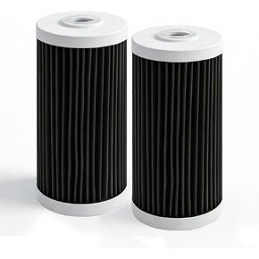 Water Filter Replacement Cartridge compatible with AO Smith WH-PREL-RCP Whole House Systems-4.5"x10" 5 Micron Carbon Block Replacement Water Filter Cartridge| Home Water Filtration (2pcs) in Kuwait