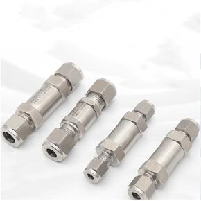 1pcs 1/8" 1/4" 3/8" 1/2" 3 6 8 10 12 14-32mm Compression Tube 304 Stainless Steel Filter Valve High Pressure(6mm) in Kuwait