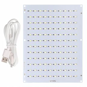استبدال مجموعة لوحة الإضاءة الخلفية LED CMYK Lithophane لملحقات سلسلة Bambu Lab P1/X1/A1، كابل توصيل USB عالي السطوع، ملحقات الطابعة ثلاثية الأبعاد طقم مصابيح LED لطلاء الإغاثة DIY (10 قطع) in Kuwait
