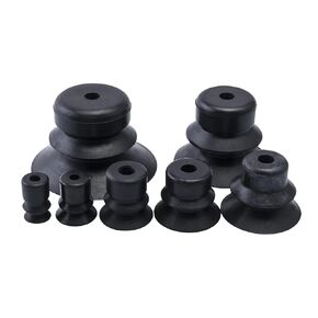 10Pcs Manipulator Accessories Corrugated Suction Cup Suction Cup Diameter 10/15/20/25/30/40/50mm Pneumatic Accessories VP-B(VP40B,Black Nitrile Rubber) in Kuwait