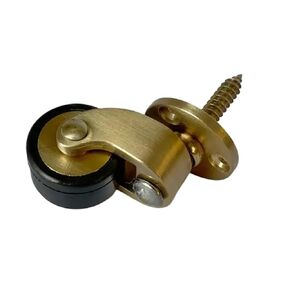 عجلات نحاسية شديدة التحمل - M12 مطاط دوار مثبت على المسمار 4 قطع in Kuwait