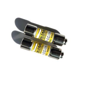 Dual Element Time-Delay Fuse LP-CC-15 LP-CC 15A 600Vac Class Cc Current Limiting Rejection Cartridge Fuses 2Pack in Saudi Arabia