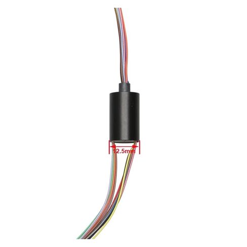 Small Capsule Slip Ring 1PCS 12CH Wires 1.5A Dia.12.5mm Slip Ring Conductive Electric Collecting Slipring Rotary Joint in Kuwait
