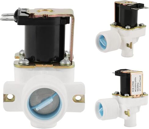 Washing Machine Solenoid Valve Electric Water Inlet Valve AC 220V 240V BSPP 3/4 Inch for Laundry Appliance Water Flow Control in Kuwait