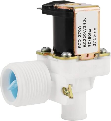 Washing Machine Solenoid Valve Electric Water Inlet Valve AC 220V 240V BSPP 3/4 Inch for Laundry Appliance Water Flow Control in Kuwait