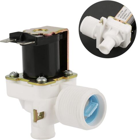 Washing Machine Solenoid Valve Electric Water Inlet Valve AC 220V 240V BSPP 3/4 Inch for Laundry Appliance Water Flow Control in Kuwait