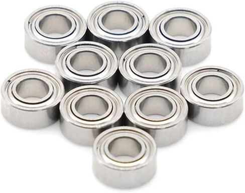 4x7x2.5mm SMR74ZZ Stainless Steel Bearing Fishing Reel Handles 10Pcs in Kuwait
