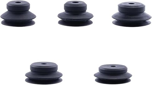 10Pcs Vacuum Suction Cup Robot Accessories Double Layer Silicone Material Powerful Suction Nozzle Industrial Heavy Duty PJG(PJG-40,White) in Saudi Arabia