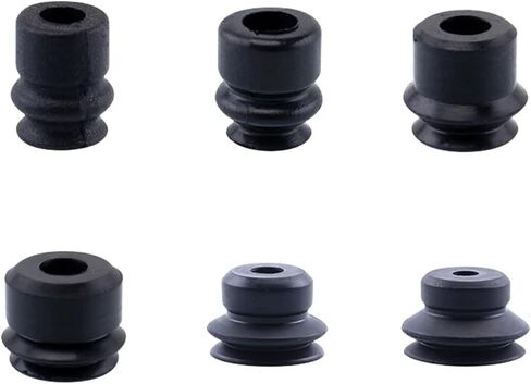 10Pcs Vacuum Suction Cup Robot Accessories Double Layer Silicone Material Powerful Suction Nozzle Industrial Heavy Duty PJG(PJG-40,White) in Saudi Arabia