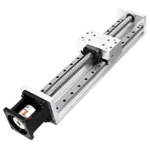 1*Double Linear Motion Rail Slide Stage 100-1000mm Effective with Ball Screw+ 1* Coupling +1Pcs Bracket(SFU1605 for57 Motor,Effective 400) in Saudi Arabia