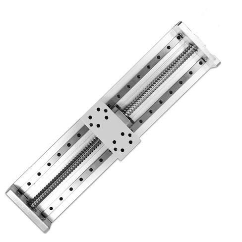 1*Double Linear Motion Rail Slide Stage 100-1000mm Effective with Ball Screw+ 1* Coupling +1Pcs Bracket(SFU1620 for 60 servo,Effective 150mm) in Saudi Arabia