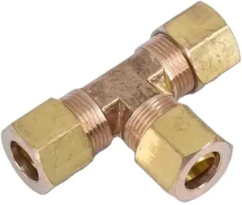 تناسب 1/2 "أنبوب النحاس المحملة 3 طرق ضغط الاتحاد المناسب موصل زيت الغاز المياه IHNIEAEW in Kuwait