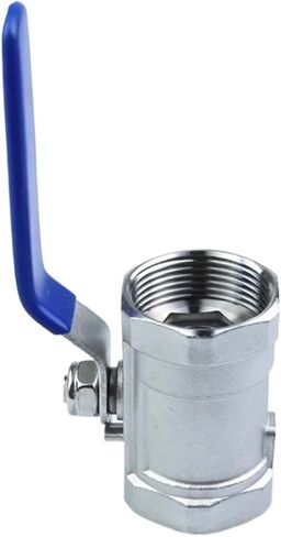 1 قطعة صمام الكرة الإناث الخيوط الفولاذ المقاوم للصدأ الكرة صمام SS304 BSP 1-1/2 "IHNIEAEW in Kuwait