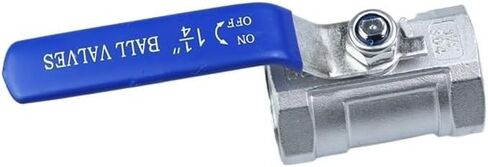 1 قطعة صمام الكرة الإناث الخيوط الفولاذ المقاوم للصدأ الكرة صمام SS304 BSP 1-1/2 "IHNIEAEW in Kuwait