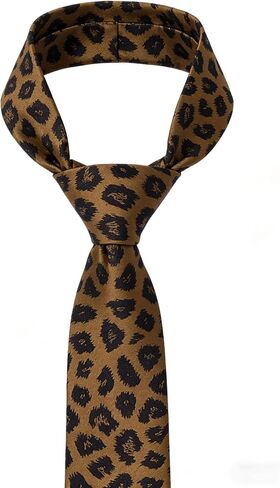 Women Men Western Leopard print Tie Cowboy Stlyle Necktie Adjustable Rope in Saudi Arabia