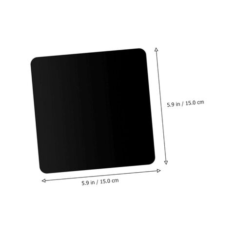 SOLUSTRE Board Props Acrylic Black Reflective Display Board: Reflective Display Table Photography Background Boards for Product Shooting 40X40CM Backdrop Photo in Kuwait