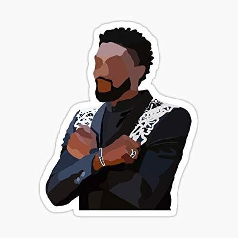 ملصق Marvel Entertainment Wakanda Forever الرمز - فينيل مقطوع بالقالب - أسود - كارتون - مقاوم للماء - خارجي - ملصق لمحبي الأفلام in Kuwait