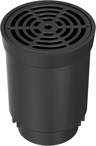 6 Inch Round Surface Drain Inlet with Grate for Underground Dry Well Cover, Dry Well Not Included in Kuwait