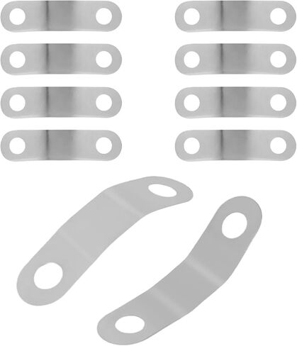 10 قطع من مشبك Clevis المنبثق، من الفولاذ المقاوم للصدأ على شكل حرف U، مشابك سدادة زنبركية بديلة لمجموعة ربط تركيب حوض الصرف المتوافقة مع أجزاء Danco 34807 in Kuwait