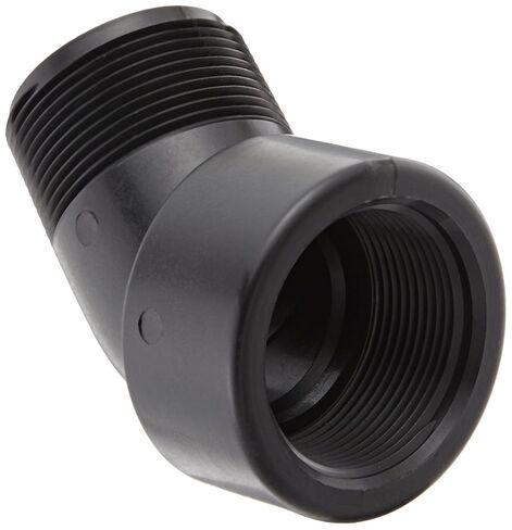 بانجو SL150-45 تركيب أنابيب البولي بروبيلين، كوع شارع 45 درجة، جدول 80، 1-1/2 بوصة NPT أنثى x NPT ذكر in Kuwait