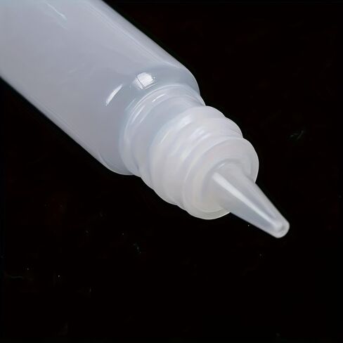 10Pcs/Set 15ml White Plastic Glue Applicator Needle Squeeze Bottles Needle Tip Dropper Bottles Eye Dropper Liquid Sample Bottle Cosmetic Liquid Bottle Oil Drop For Paper Quilling DIY Craft Supplies in Kuwait