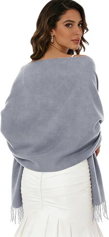 Sumolux Scarf for Women Pashmina Shawls Wraps for Evening Dresses Wedding Bridesmaid Gifts Winter Warm Soft Scarves in Saudi Arabia