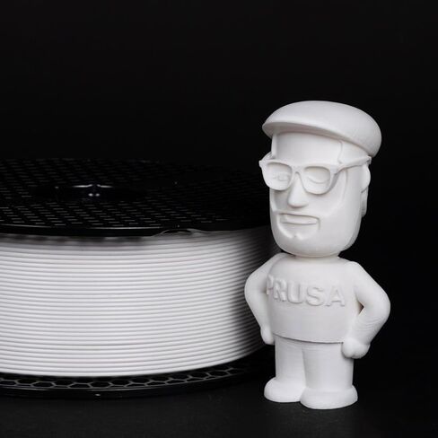 طابعة Prusament ثلاثية الأبعاد Premium Filament PLA Pristine White 1.75 مم - بكرة 1 كجم - دقة عالية ± 0.02 مم - سهلة الطباعة - تزييف منخفض - لا تشابك - مثالية للمبتدئين والمحترفين in Kuwait