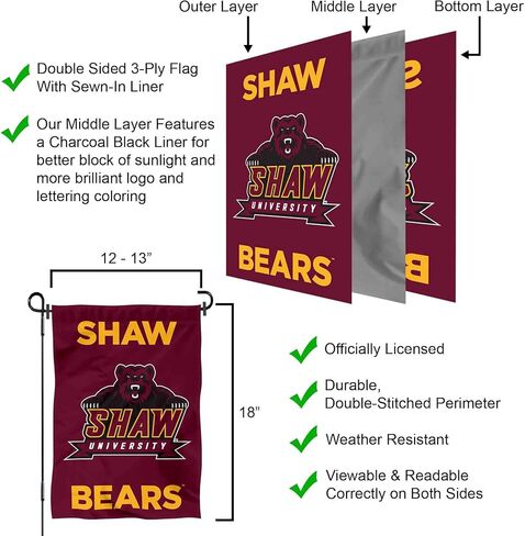 Shaw Bears Garden Flag Double Sided Banner in Kuwait