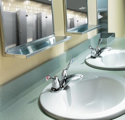 Moen 8810 Commercial M-Bition 4 بوصة صنبور حمام مركزي مع مصفاة شبكية 1.5 جرام في الدقيقة، كروم in Kuwait