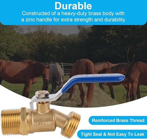 304 Stainless Stock Tank Drain Plug Kit Include 1-1/4" x 3/4" Pipe Reducer Hex Bushing & Brass Faucet Fit for rubbermaid Commercial 50 70 100 150 300 Gallon Stock Tanks(Stainless Steel) in Kuwait