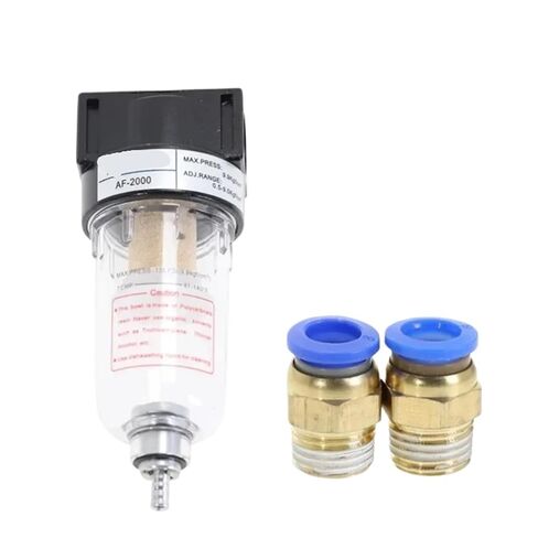 AF2000-02 1/4 air Pump Compressor Filter Pneumatic Oil Separation Tank to Remove impurities Water Separator Compression(AF2000+BT6-02x2) in Saudi Arabia