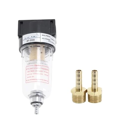 AF2000-02 1/4 air Pump Compressor Filter Pneumatic Oil Separation Tank to Remove impurities Water Separator Compression(AF2000+BT6-02x2) in Saudi Arabia