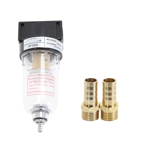 AF2000-02 1/4 air Pump Compressor Filter Pneumatic Oil Separation Tank to Remove impurities Water Separator Compression(AF2000+BT6-02x2) in Saudi Arabia