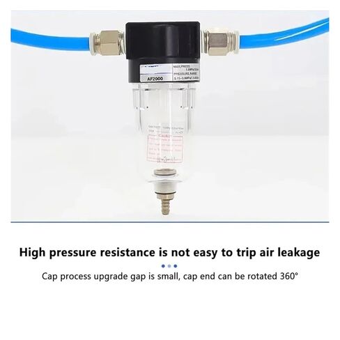 AF2000-02 1/4 air Pump Compressor Filter Pneumatic Oil Separation Tank to Remove impurities Water Separator Compression(AF2000+BT6-02x2) in Saudi Arabia