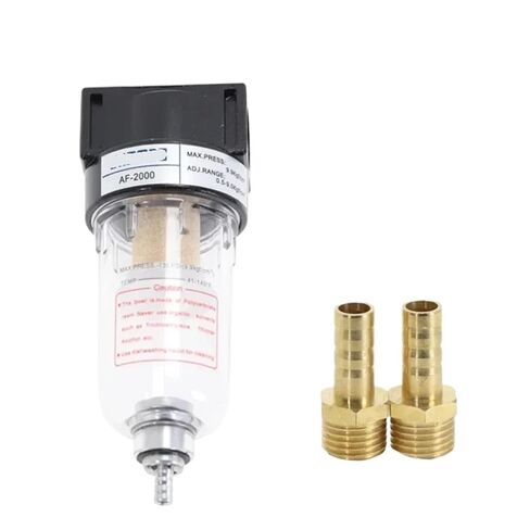 AF2000-02 1/4 air Pump Compressor Filter Pneumatic Oil Separation Tank to Remove impurities Water Separator Compression(AF2000+BT6-02x2) in Saudi Arabia