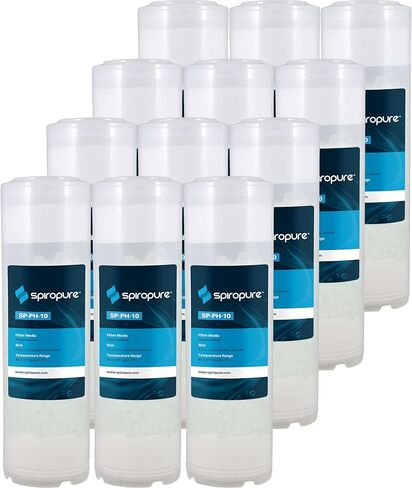 SpiroPure 10x2.5 Polyphosphate Water Filter, Anti-Scale Filter 10 Inch, Hard Water Filter, Scale Inhibitor, Salt Free Water Softener for Shower, Sink, & Whole House in Kuwait