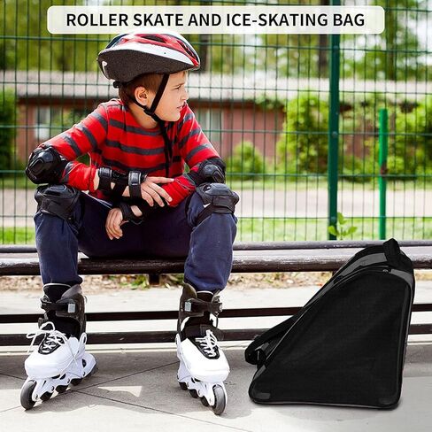 Roller Skate Bag, Breathable Ice Skate Bags, Figure Skating Bag, Roller Skate Accessories for Kids and Adults in Saudi Arabia