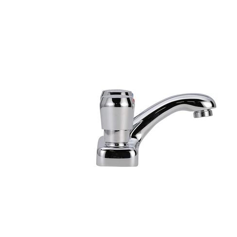 Zurn Z86500-XL-3M صنبور قياس AquaSpec، حامل على سطح السفينة، 0.5 GPM بخاخ تعويض الضغط المقاوم للتخريب، مقابض زر الضغط، كروم in Kuwait