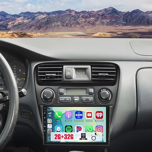 لشاشة Honda Accord 6th 1998-2003 Android Car Stereo 9 "تعمل باللمس مع Carplay Android Auto و Radio Dash Kit GPS WiFi Bluetooth SWC Link in Kuwait