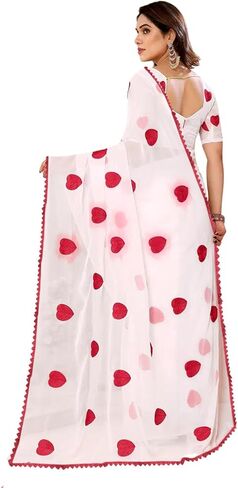 Chandrakala Fancy Saree for Women without Unstitched Blouse Piece Indian Wear (1448-P) in Saudi Arabia