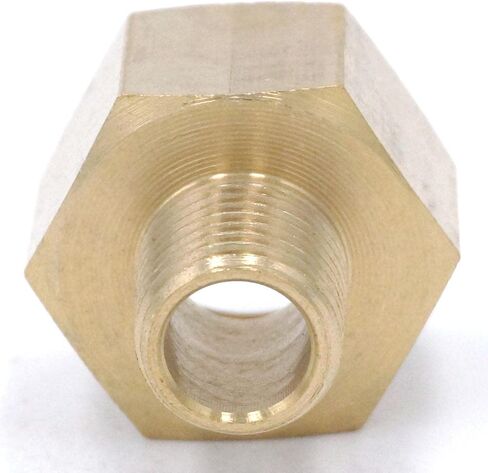 1/4" BSPT Male x 1/2" NPT Female Brass Pipe Fitting Connector For Pressure Gauge Air Gas Fuel Water Plumbing Fittings in Kuwait