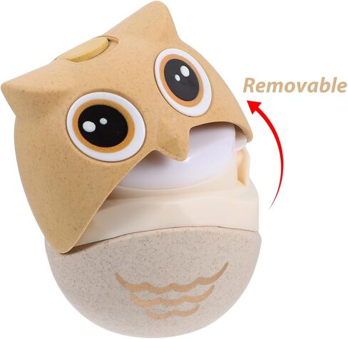 Ciieeo Owl Toothpick Holder Cartoon Shape Toothpick Dispenser Decorative Box Kitchen Accessory 3.26 X 3.07 X 1.96 Inches in Kuwait