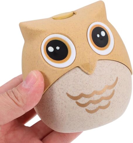 Ciieeo Owl Toothpick Holder Cartoon Shape Toothpick Dispenser Decorative Box Kitchen Accessory 3.26 X 3.07 X 1.96 Inches in Kuwait